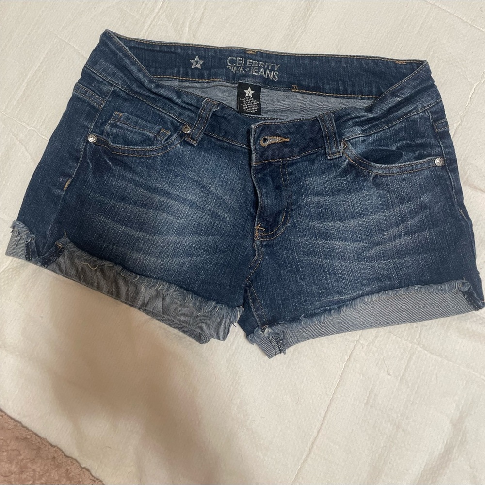Denim shorts